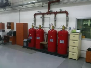 Clean agent fire suppression cylinders