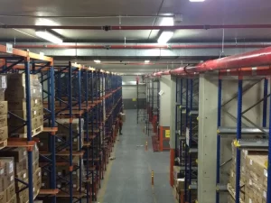 Modern fire sprinkler system installation