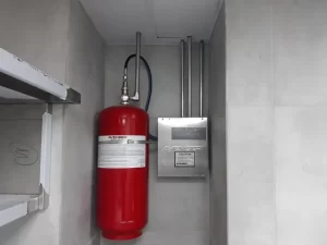 Industrial kitchen fire suppression