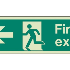 PVC plate 1.2mm PRII fire exit left LGE102.webp