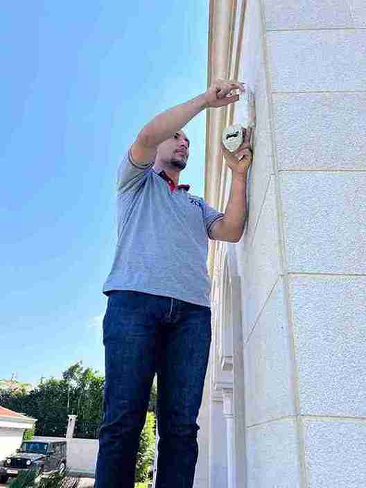 Zod technician installing CCTV