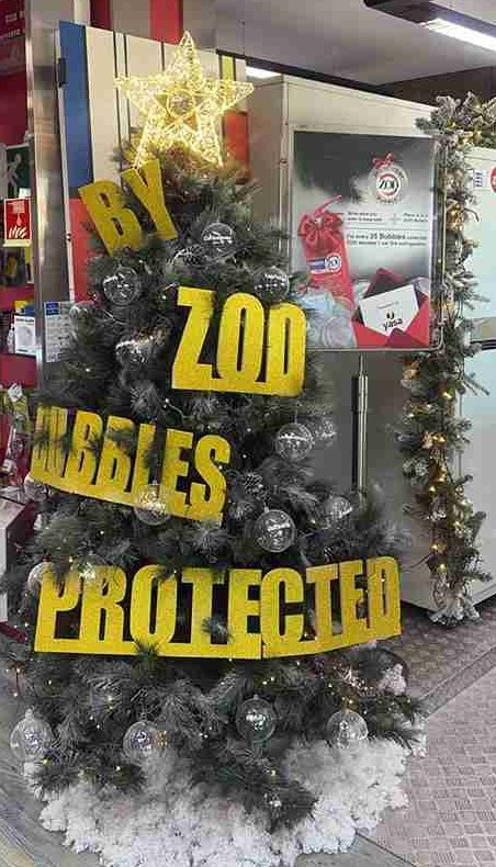ZOD Christmas Tree with Safety Bubbles